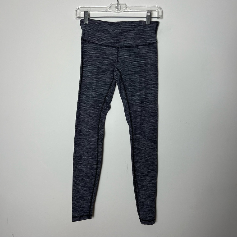 Lululemon Gray Yoga Pants Tights Leggings Size 4 862
